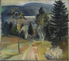 View from Hurdalen, 1923. Creator: Otto Emil Johansen