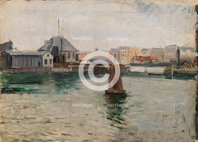 View from Havnegade, 1890-1906. Creator: Albert Gottschalk.