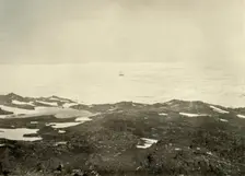 View from High Hill...The Ship in Loose Pack c1908, (1909)