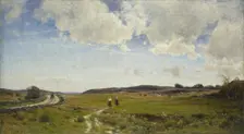View from Hisingen near Gothenburg, 1876. Creator: Berndt Lindholm