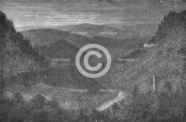 'View from Horseshoe Curve Early Morning', 1883. Artist: Unknown.