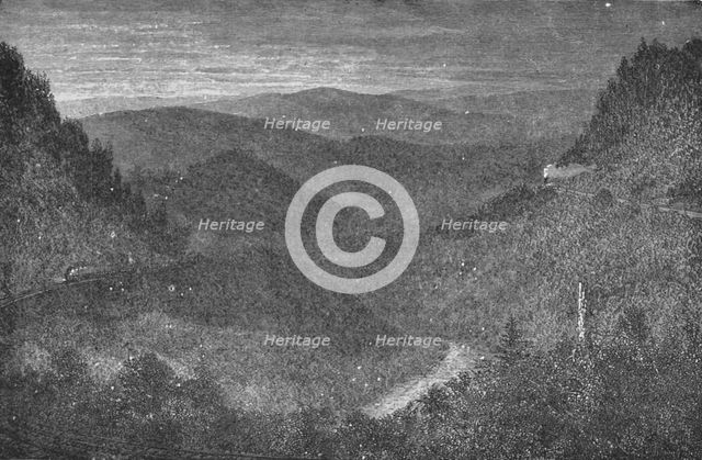 'View from Horseshoe Curve Early Morning', 1883. Artist: Unknown.