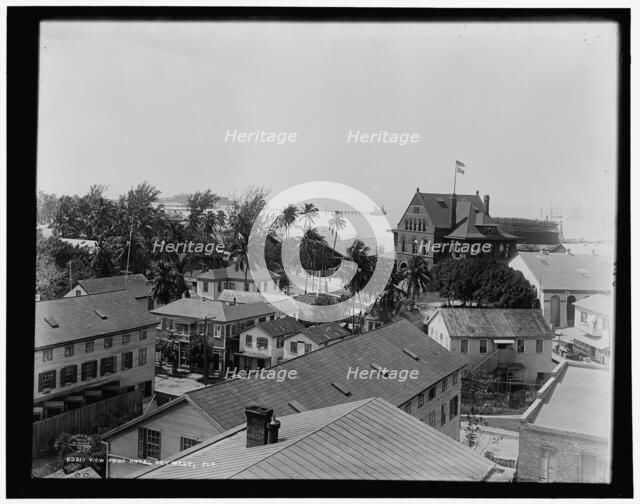 View from hotel, Key West, Fla., c1900. Creator: Unknown.