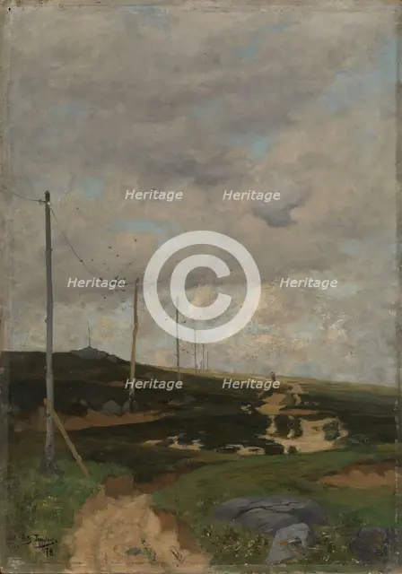 View from Jæren, 1878. Creator: Frits Thaulow.