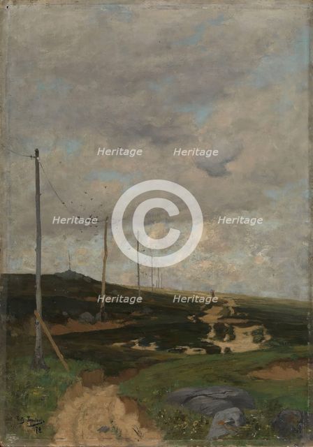 View from Jæren, 1878. Creator: Frits Thaulow.