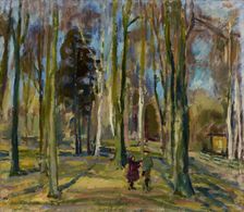 View from Kaivopuisto, 1919. Creator: Magnus Enckell