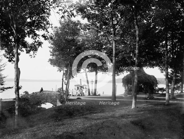View from Kay's (i.e. Kayes) Park, Lake Geneva, Wis., c1898. Creator: Unknown.