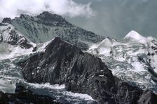 View from Kleine Scheidegg to the to the Jungfrau and Silberhorn