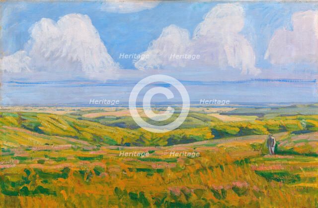 View from Korsdalen. Hammer Hills, 1926. Creator: Niels Larsen Stevns.