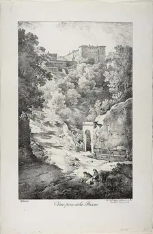 View from La Riccia, 1817. Creator: Claude Thiénon