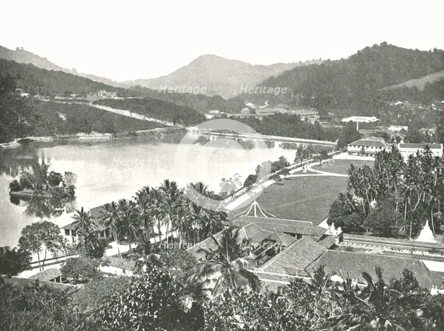 'View from Lady Horton's Walk', Kandy, Ceylon, 1895. Creator: W & S Ltd.