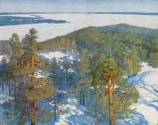 View from Pyynikki Ridge, 1900. Creator: Helmi Biese