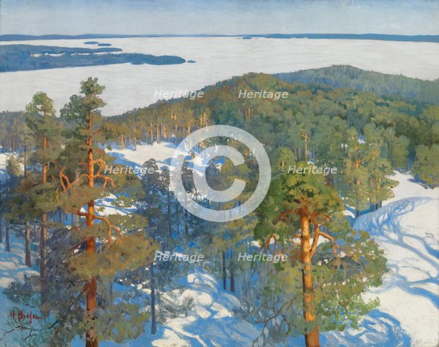 View from Pyynikki Ridge, 1900. Creator: Helmi Biese.