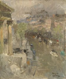 View from Paris near the Madeleine Church, 1897. Creator: Frits Thaulow