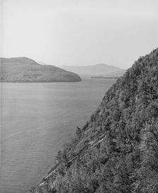 View from path to Rogers Rock Heights, Lake George, N.Y., between 1900 and 1910. Creator: William H. Jackson