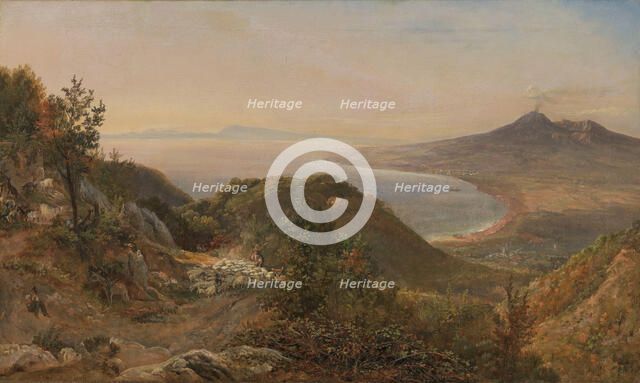 View from Pimonte, 1820. Creator: Johan Christian Dahl.