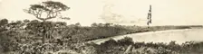 View from Ruins of Takoradi Fort looking Northward over Takoradi small bay and route..., 1920. Creator: Unknown