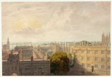 View From Radcliffe Library, n.d. Creator: Frederick Mackenzie