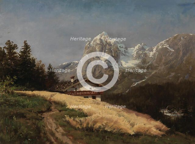 View from Ramsau, c1870. Creator: Hjalmar Munsterhjelm.