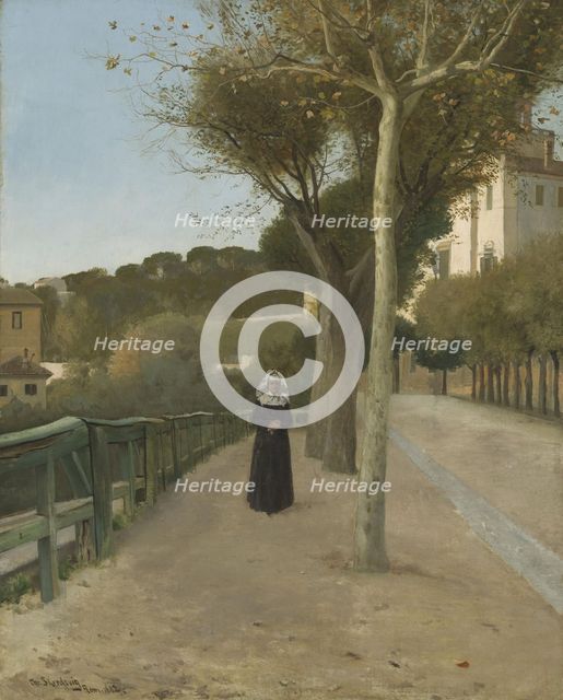 View from Rome, 1882. Creator: Christian Skredsvig.