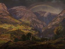 View from Stalheim, 1842. Creator: Johan Christian Dahl