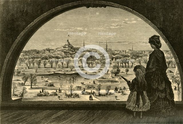 'View from Steeple of Arlington-Street Church', 1874.  Creator: John Douglas Woodward.