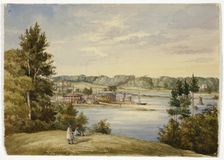 View from Sydney, 1847. Creator: Elizabeth Murray