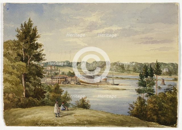 View from Sydney, 1847. Creator: Elizabeth Murray.