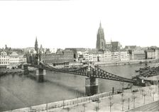 View from Sachsenhausen, Frankfurt, Germany, 1895. Creator: Francis Frith & Co