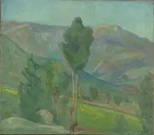 View from Seljord, 1906. Creator: Oluf Wold-Torne