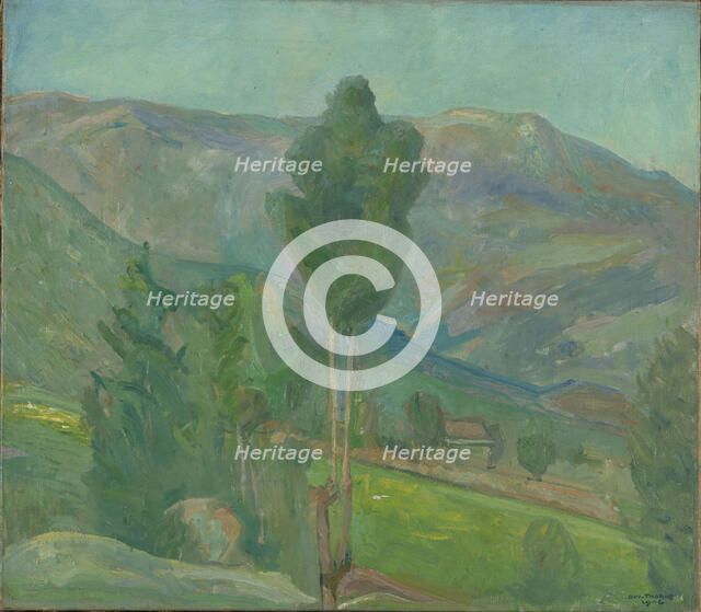 View from Seljord, 1906. Creator: Oluf Wold-Torne.