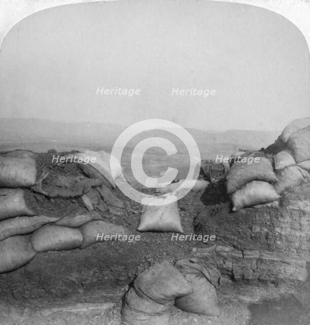 View from Spion Kop, South Africa, 2nd Boer War, 1901. Artist: Underwood & Underwood