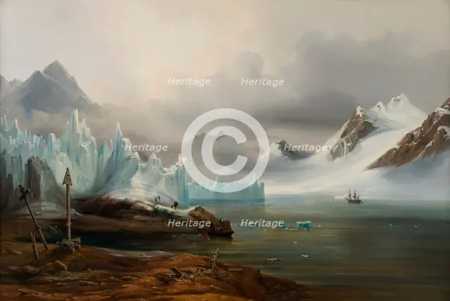 View from Spitzbergen. Creator: Auguste Etienne Francois Mayer.