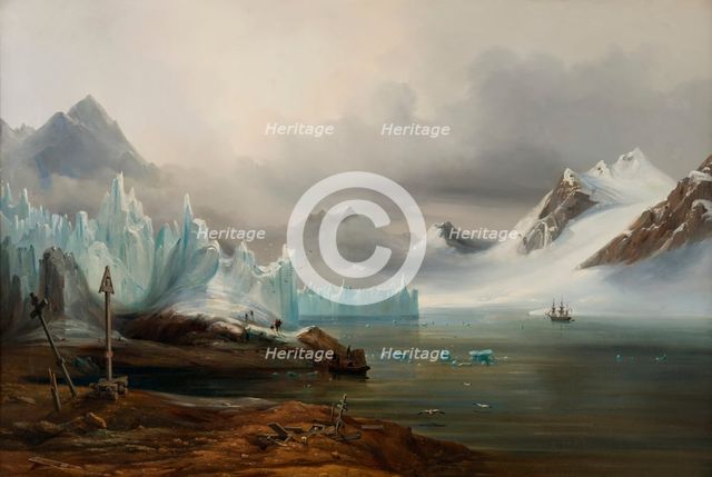 View from Spitzbergen. Creator: Auguste Etienne Francois Mayer.