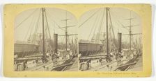 View from T Wharf, Boston, Mass, 1855/75. Creators: Kilburn Brothers, BW Kilburn
