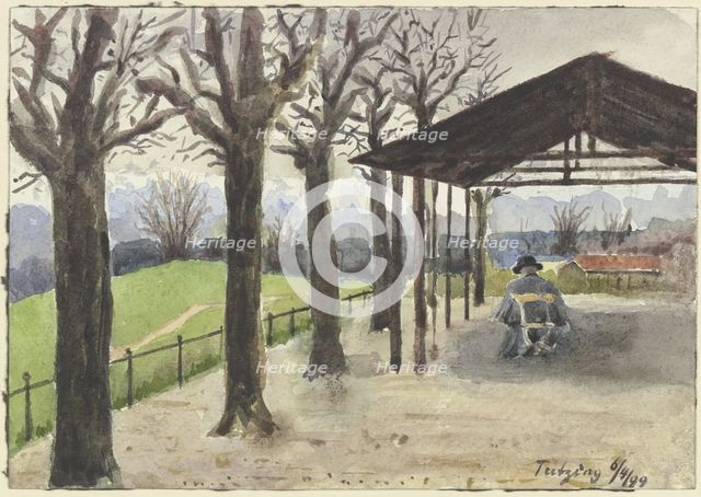 View from Tutzing, 1899. Creator: Fritz Hauck.