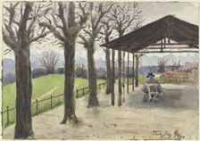 View from Tutzing, 1899. Creator: Fritz Hauck