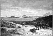 View from the Tellat Pass, Tunisia, c1890