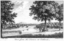 View from the Terrace at Oatland 18th century.Artist: Francois Vivares