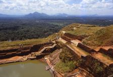 View from the Top of the Rock Fortress, Sigiriya, Sri Lanka, 20th century. Artist: CM Dixon