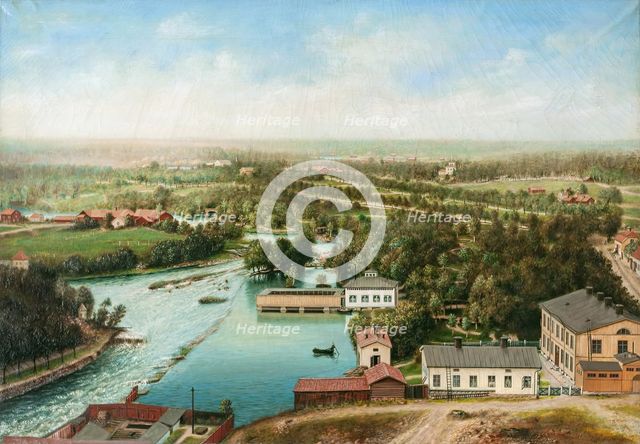 View from the tower of Holy Trinity Church to the west, 1880-1890. Creator: Unknown.