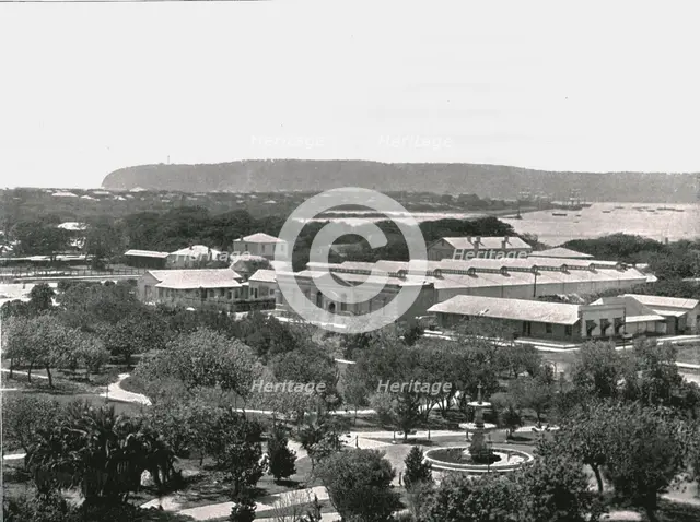 View from the Town Hall, Durban, South Africa, 1895.  Creator: William Laws Caney.