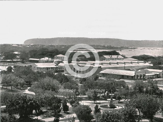 View from the Town Hall, Durban, South Africa, 1895.  Creator: William Laws Caney.