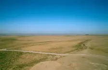 View from the Ziggurat at Calah (Nimrud), Iraq, 1977. Creator: Vivienne Sharp