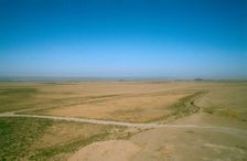 View from the Ziggurat at Calah (Nimrud), Iraq, 1977. Creator: Vivienne Sharp