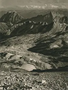 View from the Zugspitze 1931. Artist: Kurt Hielscher