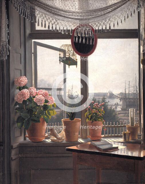 View from the Artist's Window, 1823-1827. Creator: Martinus Rorbye.
