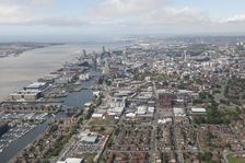 View from the Baltic Triangle Development Area and Historic Docks, Liverpool, 2015. Creator: Historic England