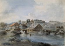 View from the Bernshammar Sawmill, 1793. Creator: Pehr Nordquist