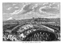 View from the Bridge of Nippon Tokyo, Japan, 1877